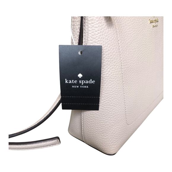 Kate Spade New York Leila Medium Crossbody Bag Pebbled Leather Cozy Gray NWT - Picture 8 of 16